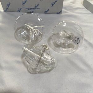 Princess House 3 Crystal floating oil lamps style 601